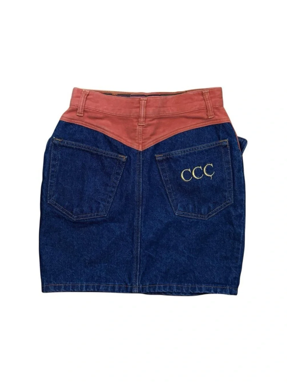 vintage 80s c’est comme ca italian mini skirt - Picture 2 of 6